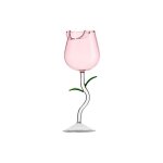 Verres � vin en forme de rose grands verres � vin verres � vin de la saint - valentin verres � champagne ...