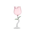 Verres � vin en forme de rose grands verres � vin verres � vin de la saint - valentin verres � champagne ...