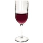 Verre � vin en plastique - orion - 320 ml - incassable - lave - vaisselle - 7 cm diam�tre - 215 cm hauteur ...