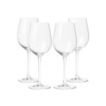 Verre  vin rouge blanc edanti lot de 4 verres 500ml transparent rsistant coupe de champagne