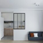 Schulte verri�re atelier h. 130xl. 93 cm fen�tre d?int�rieur 3 vitrages transparents cadre et profil�s ...