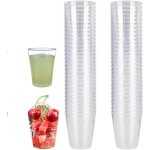 Verrines plastique r�utilisables 90ml - lot de 50 pour ap�ritif mousse cr�me glac�e et dessert