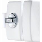 Verrou - abus - v83 cb 45 w ek - coffre blanc gâche en acier pêne en acier chromé - double cylindre Verrou - abus - v83 cb 45 w ek - coffre blanc gâche en acier pêne en acier chromé - double cylindre