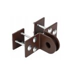 Verrous � p�ne haspes de serrure pour cadenas avec vis - r�sistants aux influences ext�rieures - 40mm ...