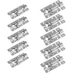 Verrou porte 10 pi�ces targette en acier inoxydable serrure porte coulissante pour pi�ces int�rieures ...