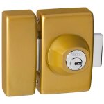 Verrou de porte  cl - abus - v83 - longueur cylindre 45mm - niveau de scurit 6 - finition nickele ...