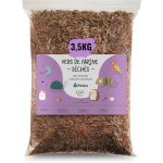 Vers de farine s�ch�s pikhoo 35kg - nourriture naturelle pour oiseaux