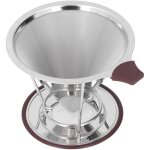 Verser sur le goutteur de café filtre à café réutilisable en acier inoxydable verser sur la cafetière ... Verser sur le goutteur de café filtre à café réutilisable en acier inoxydable verser sur la cafetière ...