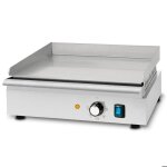 Vertes plancha �lectrique 1700 w en acier inoxydable surface de cuisson lisse 40 x 26 cm thermostat temp�ratur ...