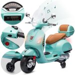 Vespa moto voiture electrique pour enfants - 3 à 6 ans - 2x6v 45ah - lecteur mp3 - marche avant et arrière ... Vespa moto voiture electrique pour enfants - 3 à 6 ans - 2x6v 45ah - lecteur mp3 - marche avant et arrière ...