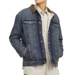 Veste bleu homme jack & jones jean