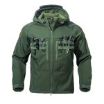 Veste a capuche imperm�able coupe - vent homme grande taille - vert