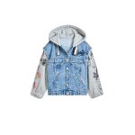 Veste � capuche en jean fille desigual minnie