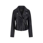 Veste en cuir femme guess alice chain