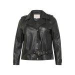 Veste en cuir femme kaffe curve suena