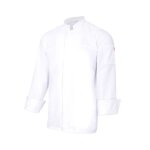 Veste de cuisine en coton velilla - blanc