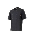 Veste de cuisine manches courtes velilla - noir Veste de cuisine manches courtes velilla - noir