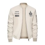 Veste fashion homme en velours ctel respirante mi - saison - blanc