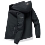 Veste homme imperméable de randonnée avec capuche removible veste extérieur couleur unie pour printemps ... Veste homme imperméable de randonnée avec capuche removible veste extérieur couleur unie pour printemps ...