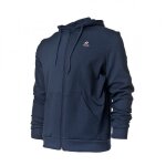 Veste hoodie - le coq sportif - perf - bleu fonc� - manches longues - col capuche