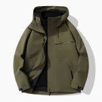 Veste impermable 3 en 1 pour homme double polaire avec capuche veste extrieure chaud pour randonne ...