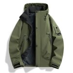 Veste imperméable homme de randonnée avec capuche coupe vent dextérieur respirante pour printemps et ... Veste imperméable homme de randonnée avec capuche coupe vent dextérieur respirante pour printemps et ...