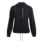 Veste impermable tisse entirement zippe femme under armour