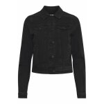 Veste en jean femme - ichi - stampe - noir - denim - style dcontract