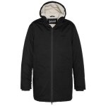 Veste longue  capuche schott bluster sherpa black