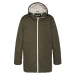 Veste longue  capuche schott bluster sherpa dark khaki