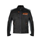 Veste moto shot contact enduro black neon orange