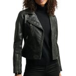Veste noire femme superdry studios