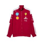 Veste oversize scuderia ferrari f1 team t7 - cerise fonc�e