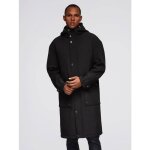 Veste parka - ombre - pour homme - noir