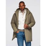Veste parka - ombre - pour homme - olive