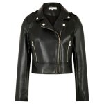 Veste perfecto femme morgan avec manches longues et col  revers noire