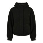 Veste polaire femme - urban classics - sherpa - capuche - poche kangourou - ample
