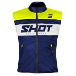 Veste sans manches shot race gear bodywarmer lite navy neon yellow