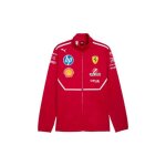 Veste softshell scuderia ferrari f1 - leclerc / hamilton - cerise fonc�e
