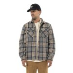 Veste surchemise - vondutch - homme - gris noir blanc marron - polyester