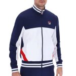Veste de survtement marine / blanc homme fila tiebreaker