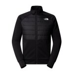 Veste the north face reaxion 2. 0 fleece hybrid full zip ? noir tnf ? isolation & style sportif