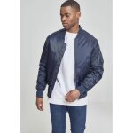 Veste - urban classics - basic bomber jacket - bleu marine - mixte - adulte Veste - urban classics - basic bomber jacket - bleu marine - mixte - adulte