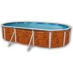 Veta piscine hors sol en acier ovale 640 x 366 x 120 (kit complet piscine filtre skimmer et �chelle)