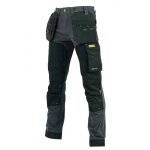 Vetement de protection dewalt - dewmem3233 - tb - memphis pantalons de travail noir / gris 32w / 33l ...