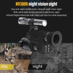 Vgeby monoculaire de vision nocturne nv3000 nv3000 vision nocturne lunettes monoculaires wifi dispositif ...