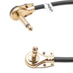 Vhbw cble patch pour guitare 30cm cble jack pour pdale deffets - cble jack ave prise 635mm coud ...