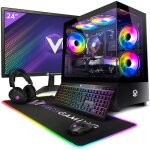 Vibox v - 205 pc gamer complet ? 23 �cran ? amd ryzen 5 5500 42 ghz ? rtx 5060 8 go ? 16 go ram ? 1 to ...
