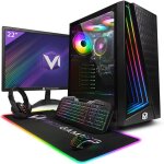 Vibox vi - 20 pc gamer complet ? 22 cran ? amd ryzen 3 3200g 40 ghz ? radeon vega 8 ? 16 go ram ? 480 ...