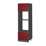 Armoire micro - ondes r - line 60cm j - shape rouge / anthracite vicco 39753